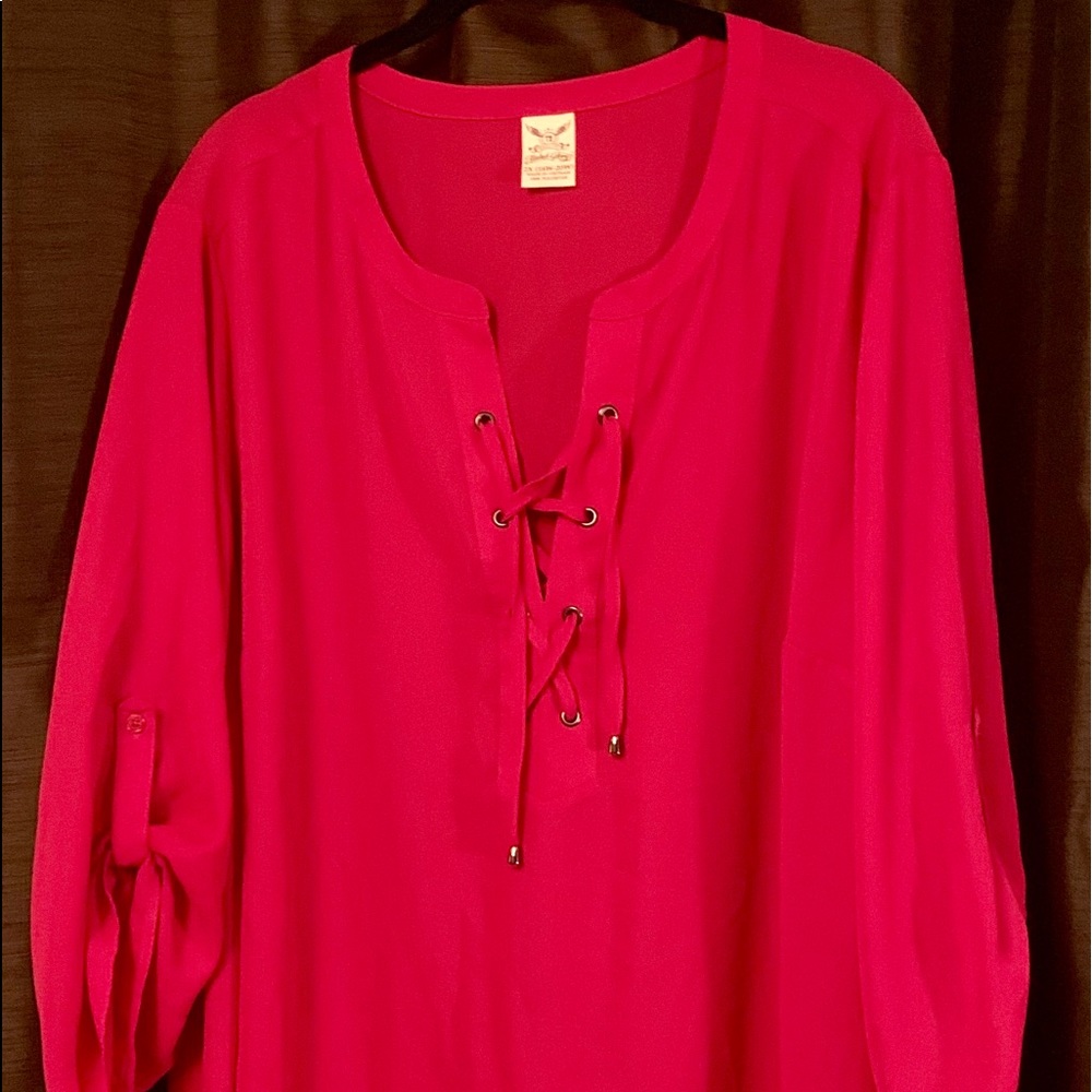 Faded Glory 2X Blouse